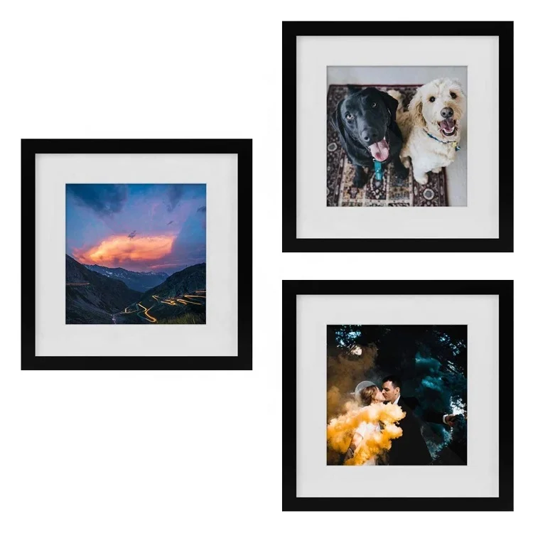 
Customized High Quality Light Wall Home Decoration Plastic Picture Photo Frame 