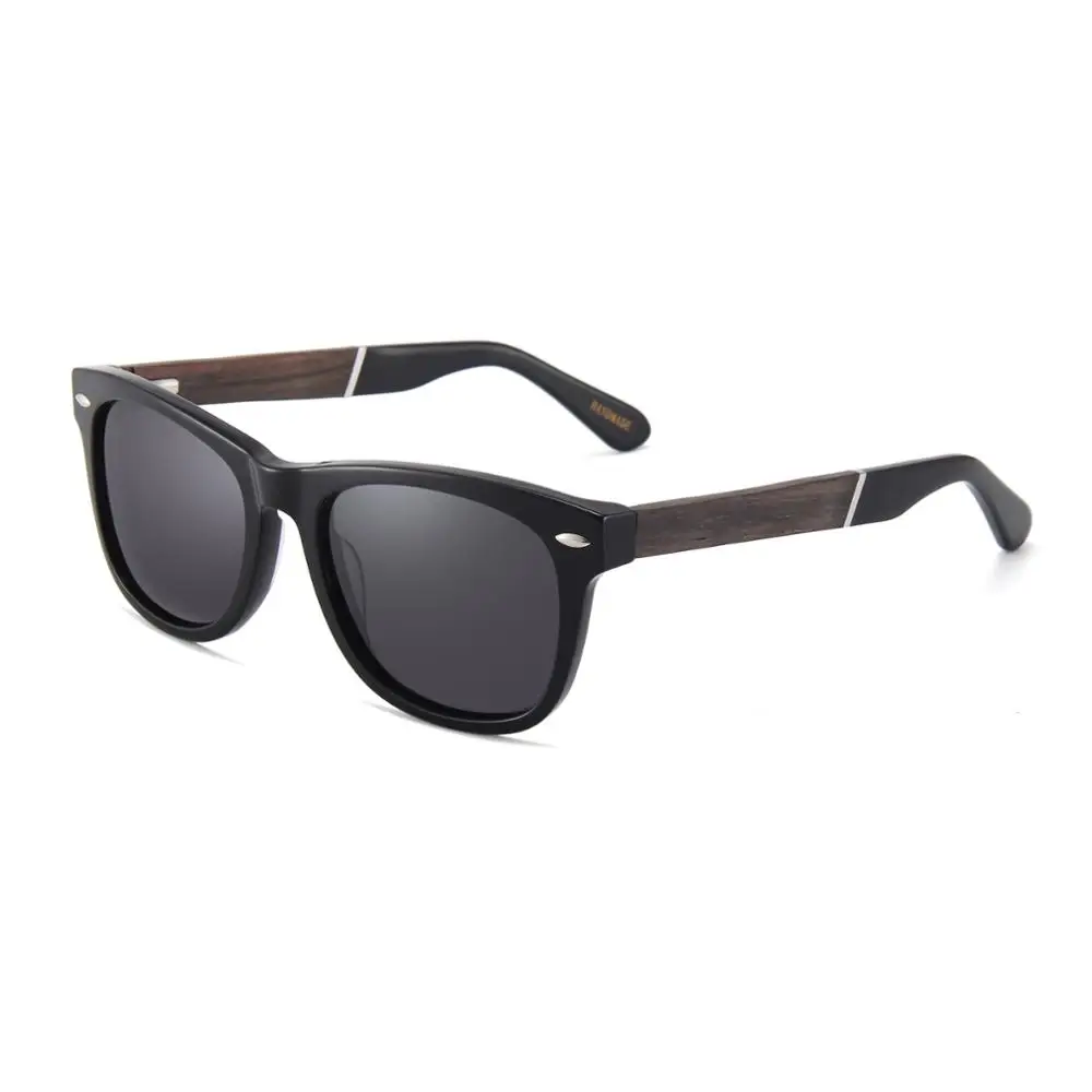 

2021 good quality hot selling custom logo acetate sunglasses wooden sun glases, Custom color