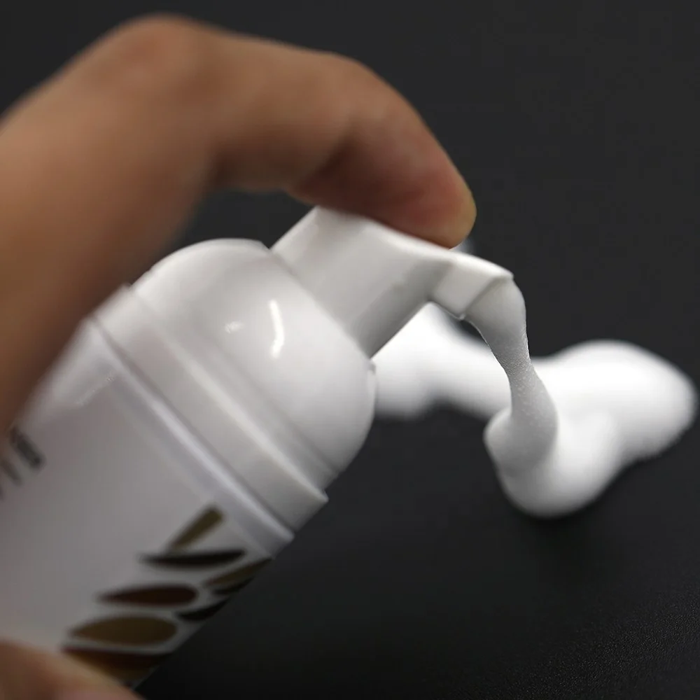 

Wholesale no label rosegold eyelash extensions lash foam cleanser