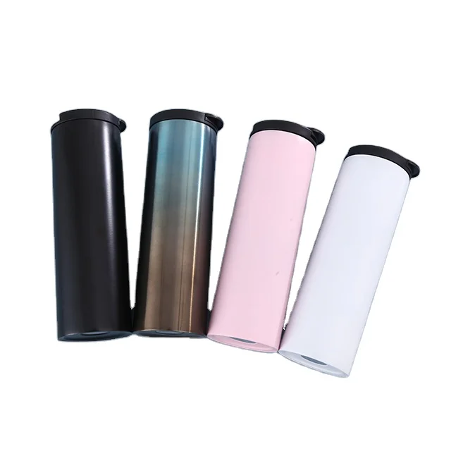 

New Design Portable Double Wall Stainless Steel Mug Insulated Coffee Tumbler Cup With Lid, Customized color