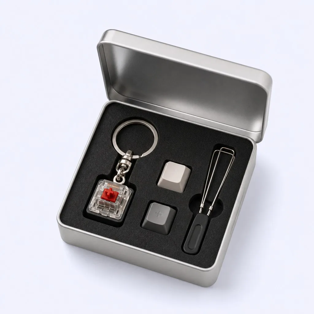 Tinplate Gift Box with Puller and Spare Caps
