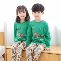 

4-15Years New Styles Kids PJS Cotton Dinosaurs Pyjamas Children Boy Girl Sleepwear Nightwear Cartoon Kids Pajamas