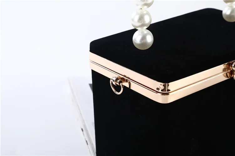 Velvet Box Bag