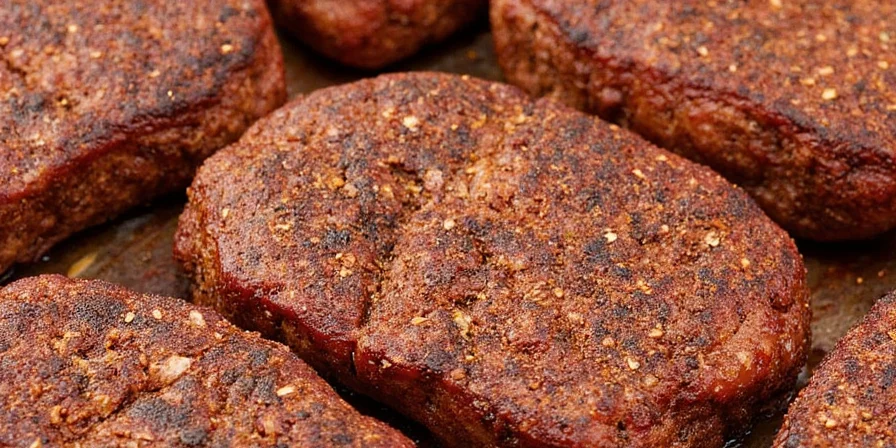 Chef rubbing spices onto a rack of ribs
