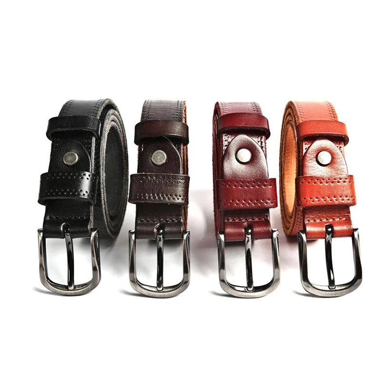 

Custom women genuine leather belts Adjustable-uses Slide Buckle Genuine Leather Jeans Dress Belt, Shown