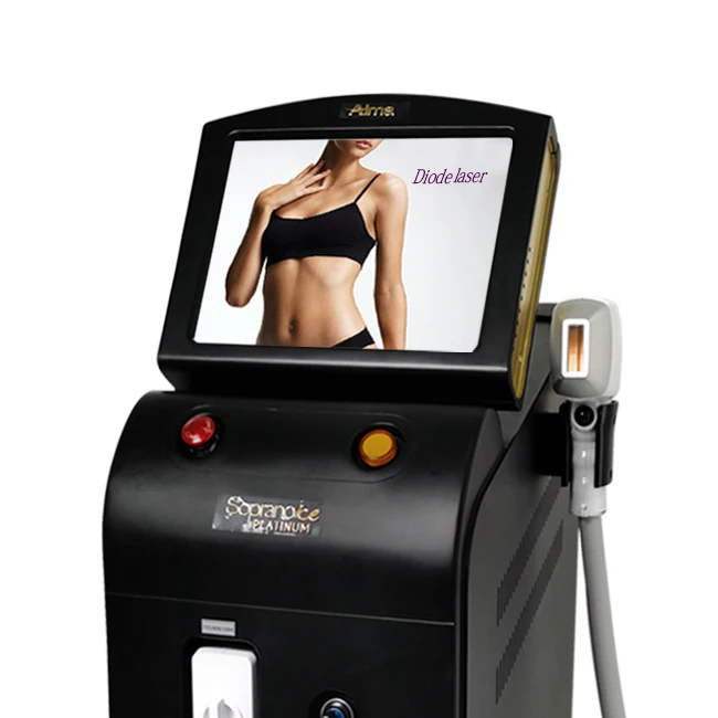 

High power CE approved 808nm diode 755nm 1064 nm yag laser hair removal device with big spot size