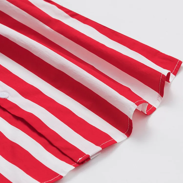 2020 neues Design, individuelles Logo für Herren, 100 % Baumwolle, kurzärmelig, mit amerikanischer USA-Flagge, bedruckt, Aloha-Strand-Hawaiihemden für Herren
