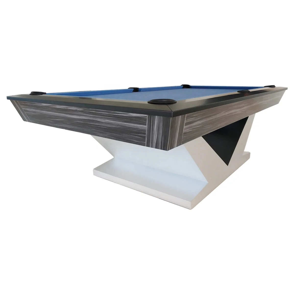 

New style modern design 8 ball billiards pool table with free cue sticks