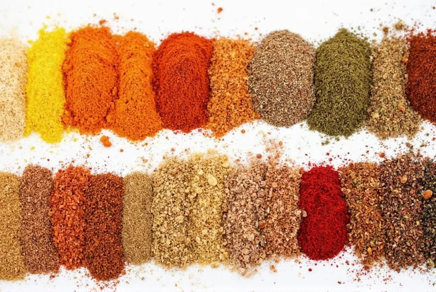 Modern spice jars on a shelf