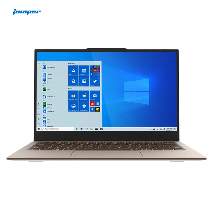 

In Stock Jumper EZbook X3 Air Laptop 13.3 inch 8GB+128GB Wins 10 Notebook Intel Gemini Lake N4100 Quad Core1.1-2.4GHz Laptops, Brown