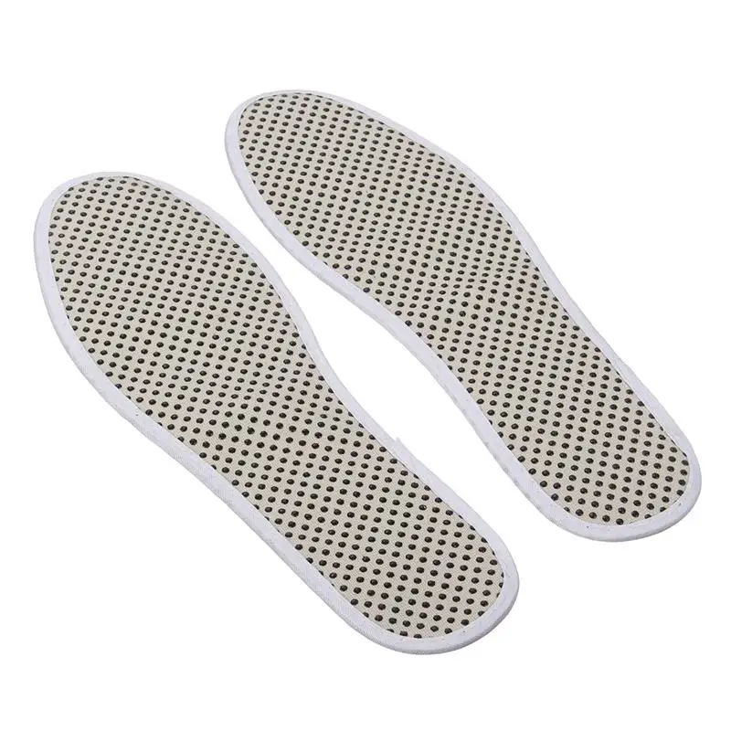 

Tourmaline Self Heated Insoles Heating Magnetic Foot Massage Insole Far Infrared Warm Shoe Pad Infrared Rays Foot Cushion, As pictures