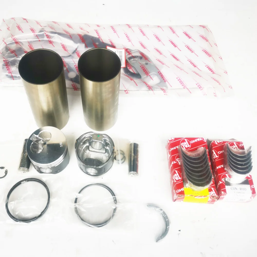 

For YANMAR overhauling engine parts 2D68E 2TNE68C 2TNE68 rebuild kit piston ring liner bearing gasket