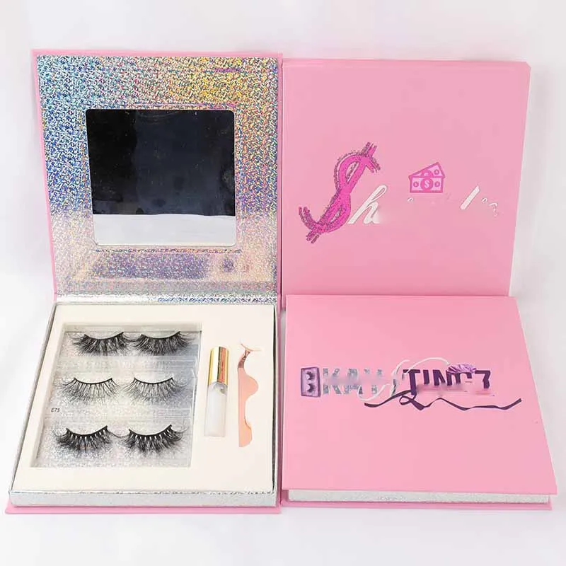

Luxury Cruelty Free Hair Eyelash 3in1 custom lashes packaging lashes3d wholesale vendor 25mm, Natural black