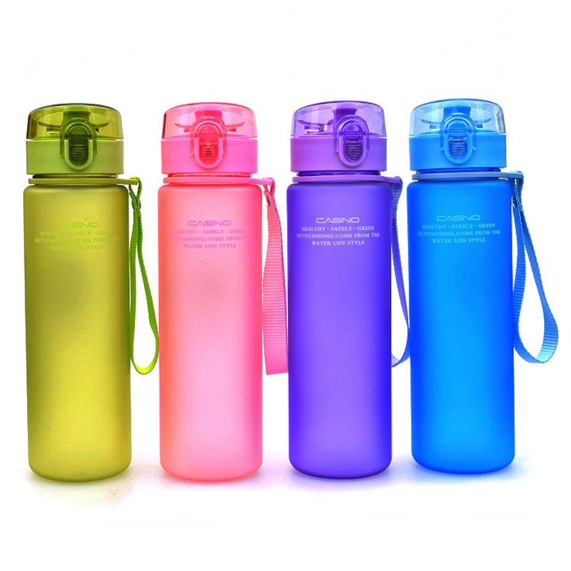 

560ml Matt Promotional Gifts Water BottleS Outdoor Sport Plastic Bottle