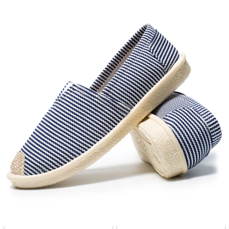 

Summer beaches walking casual flat shoes cheap soft rubber sole fashion fisherman sneakers custom wholesale slip on lazy loafers, Picture