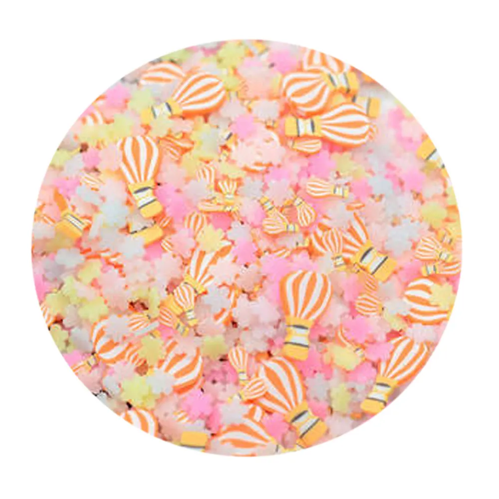 

Polymer Clay Lovely Fire Balloon Flower Slice Mix Sprinkles Lovely Confetti for Crafts Making