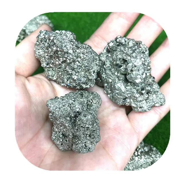 

Wholesale natural uncut gemstones raw crystal healing stones pyrite rough stone for home decoration