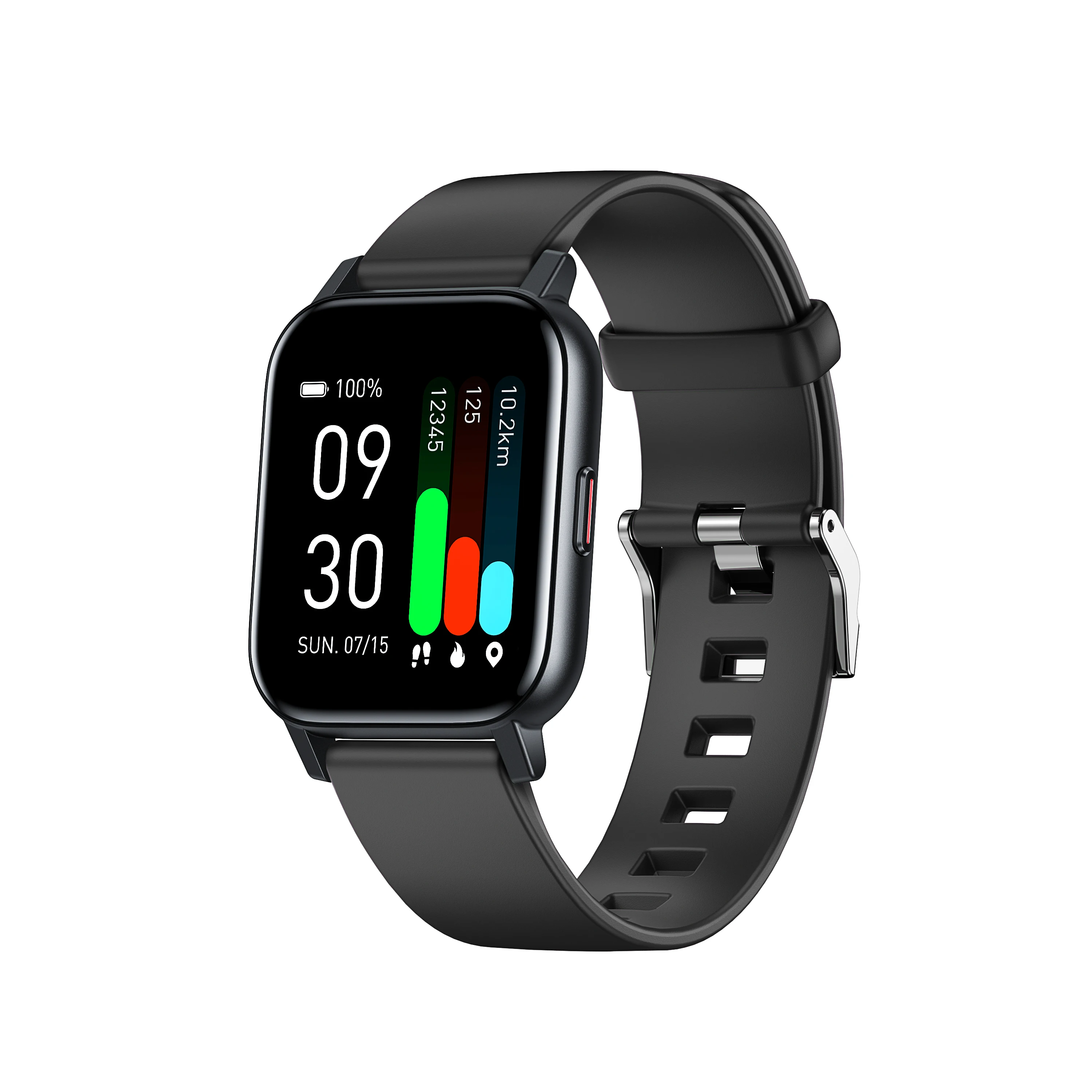 

Starmax GTS1 Smart Watch Full Touch Screen Activity Tracker IP68 Waterproof HR BP BO Monitor Android Smart Watch Bracelet, Black, blue, pink, army green, white, orange, light blue, purple