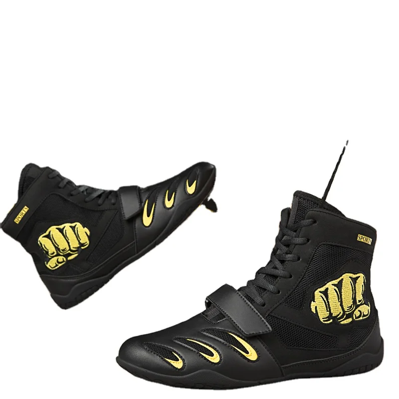 

2022 Cheap USA Men Wrestling Training Boxing Shoes Boots For Sale