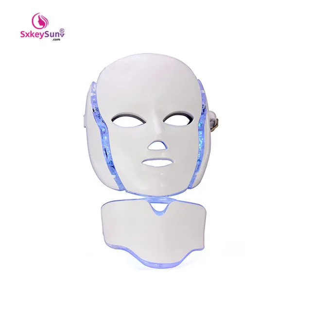 

7 colors pdt LED therapy face care mask for anti aging skin rejuventation