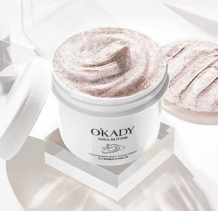 

OEM Natural Exfoliating Moisturizing Shea Butter Body Face Scrub