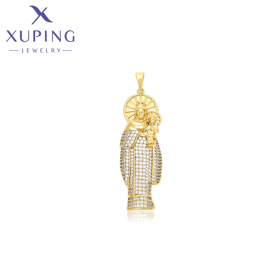 

X000441470 Xuping Jewelry fashion simplicity pendant 14K gold color classic hip hop office casual sporty shiny Pendant