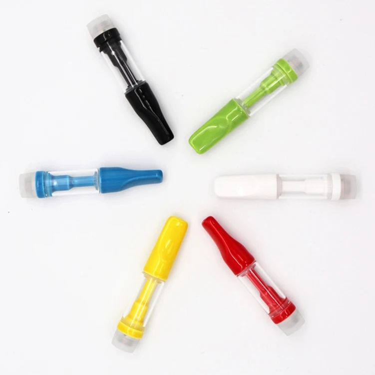 

Custom Logo CBD Vape Pen Accessory Cartridge Packaging 0.5ml 1ml Vape Cartridge 510, White