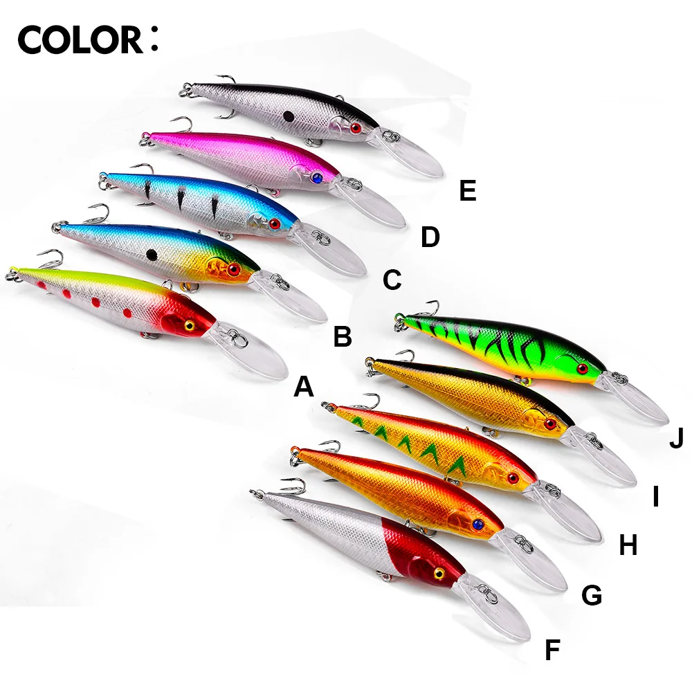 

11.5cm/10.5g Big Tongue minnow Factory price fishing lure