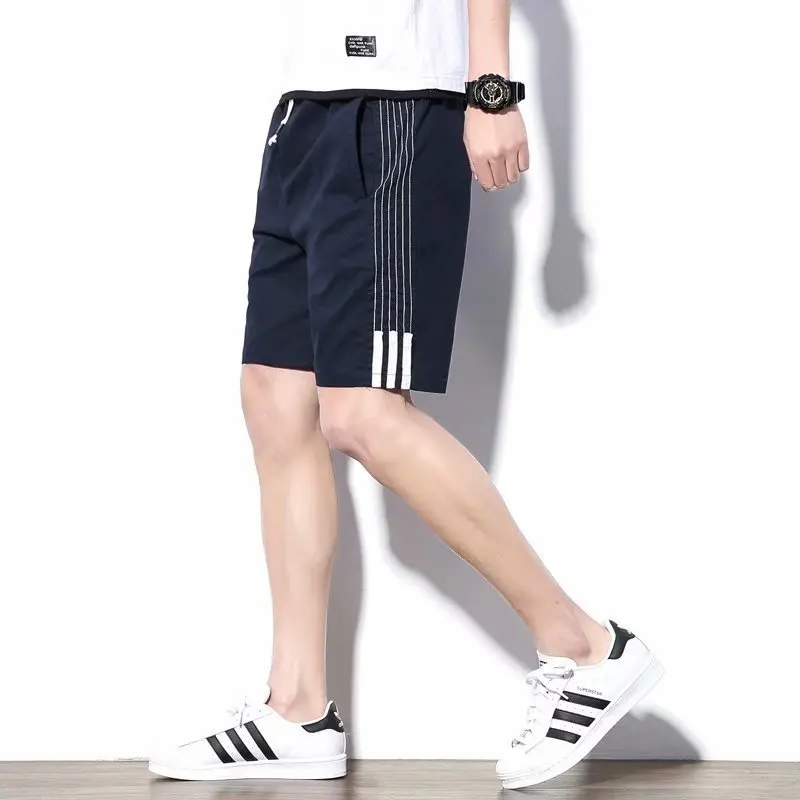 

High quality 100% cotton breathable Athletic Shorts Quick Drying men's sport shorts