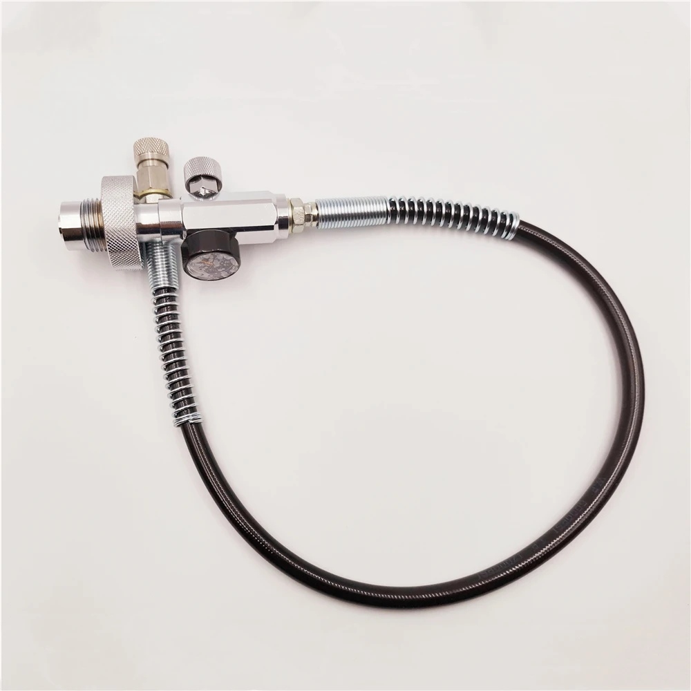 

PCP Paintball Accessories DIN Type High Pressure Gas Fill station with 0.6m High Pressure Hose