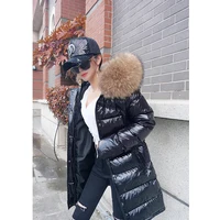 

Custom Logo ladies Ultralight Stock Down Puffer Short Lightweight Fur Hooded down Jacket Women