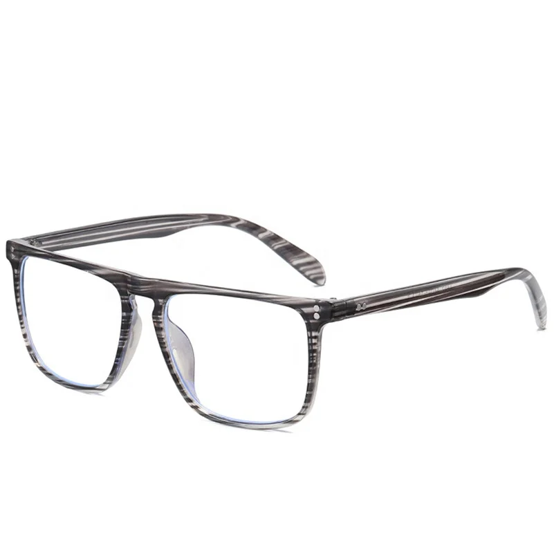 

A627PG Anti Blue Glasses Plastic Decorative Frame Flat Mirror Can Be Equipped with Myopia Glasses, Multi-colored