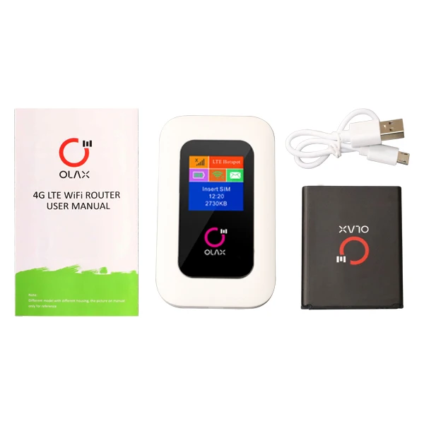 

OLAX MF980VS 4G 150Mbps WIFI Router Hotspot Mifis with LCD Display