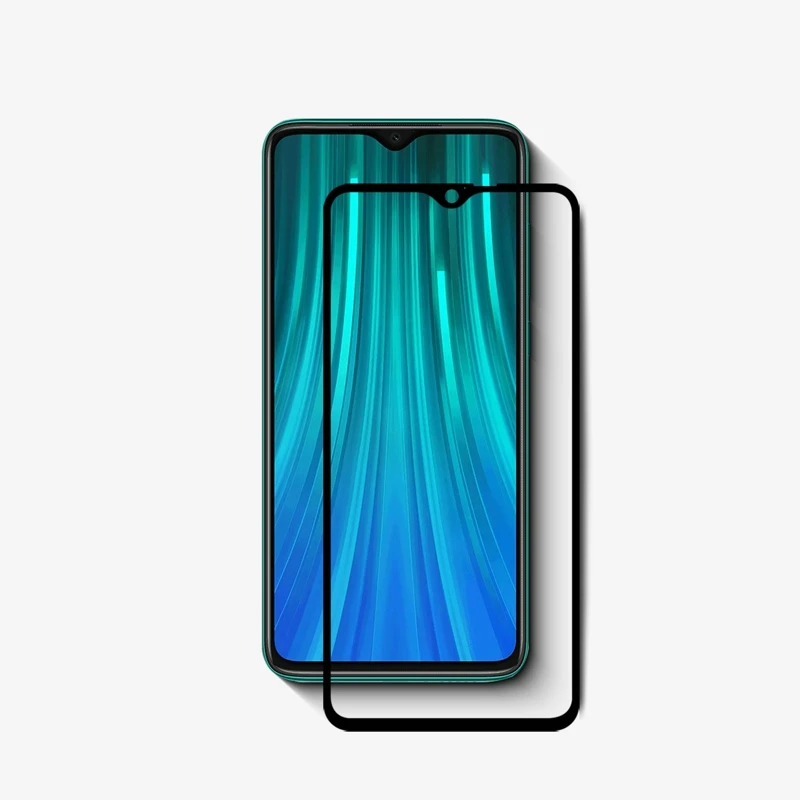 

Hard Edge 5D Curved Full Glue Screen Protector 5d Tempered Glass For Redmi Note8 Pro 5D screen protector