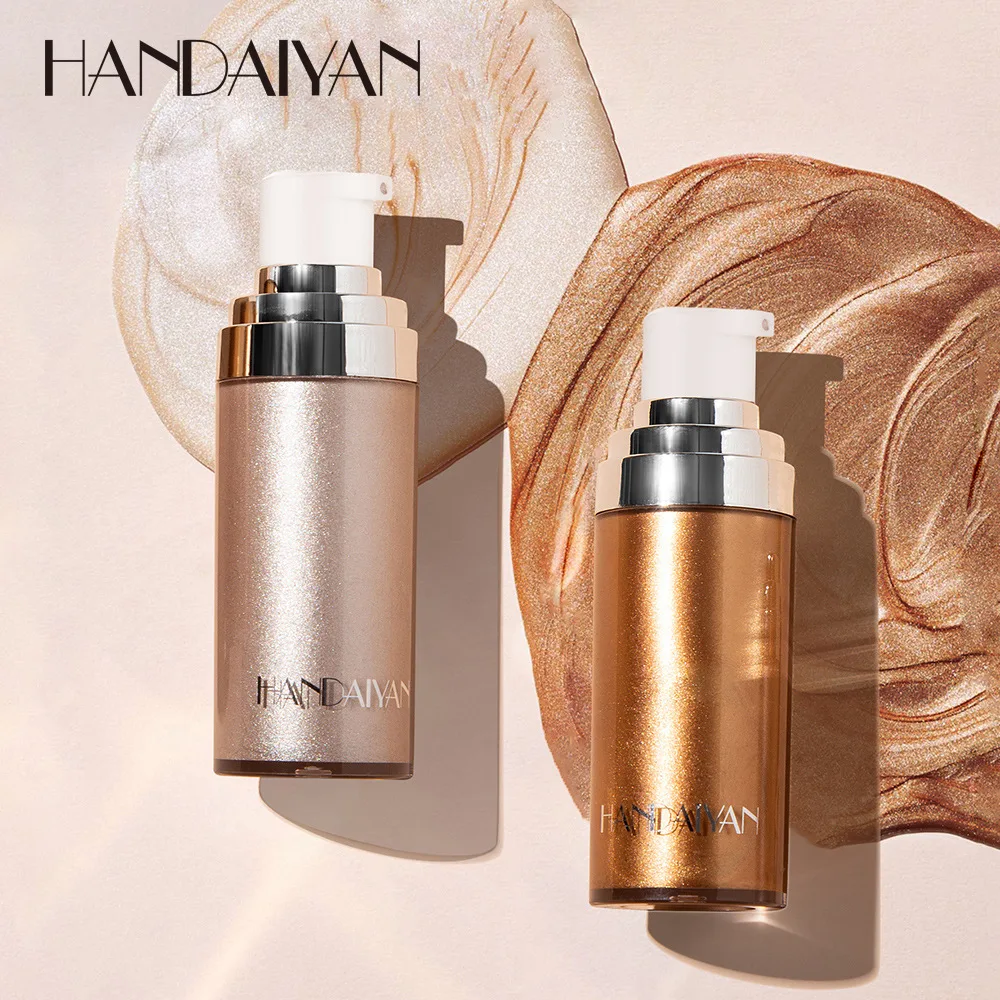 

HANDAIYAN Body Face Foundation Cream Waterproof Shimmer Cosmetic Makeup Brighten OEM ODM Wholesale Highlight Customize Logo