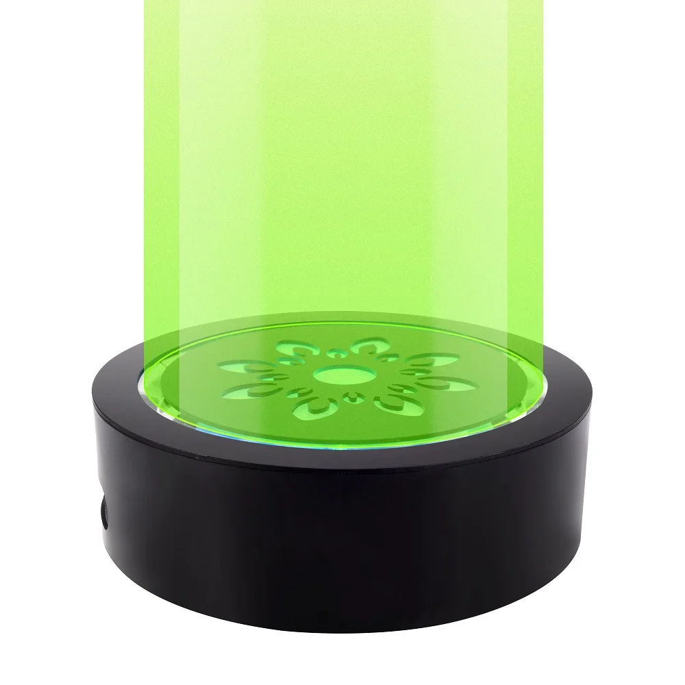 

2021 New design 32cm diameter big size Laser disc hookah shisha base laser light club/Bar display shisha rechargeable led plate