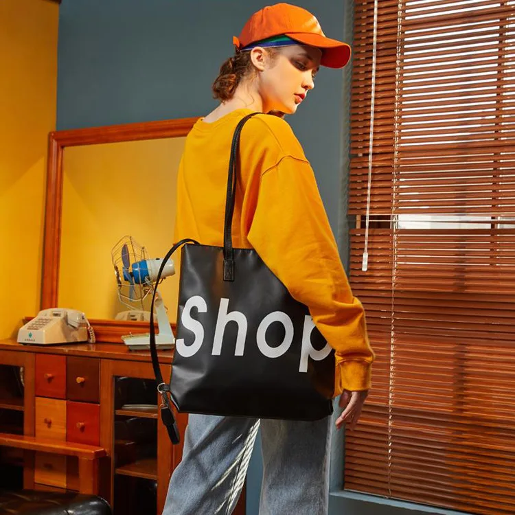 

2021 New Style Pvc Bags Women Handbags Lady Shoulder Bags Large Capacity Tote Bags