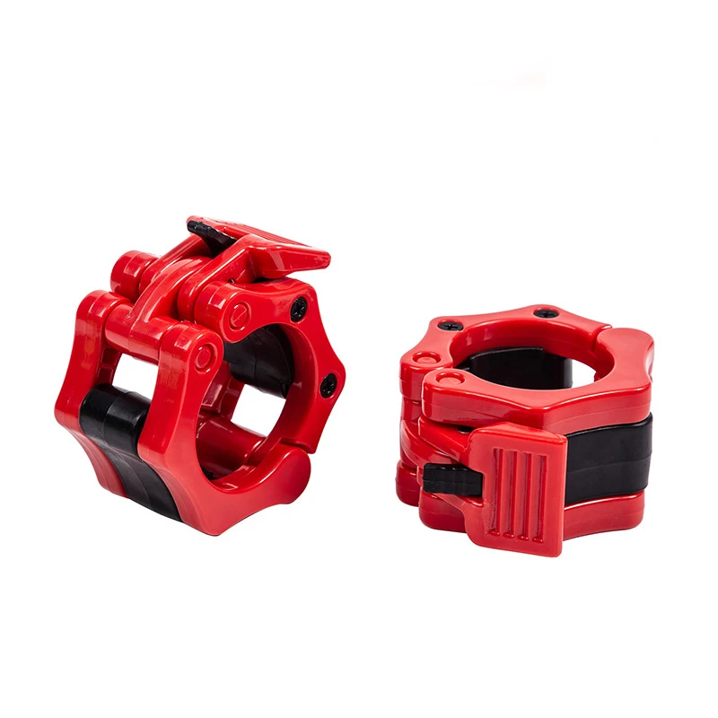 2025 Wholesale Barbell Collar Colorful Weightlifting Clips Barbell Collars bar Locking Quick Release Clamp