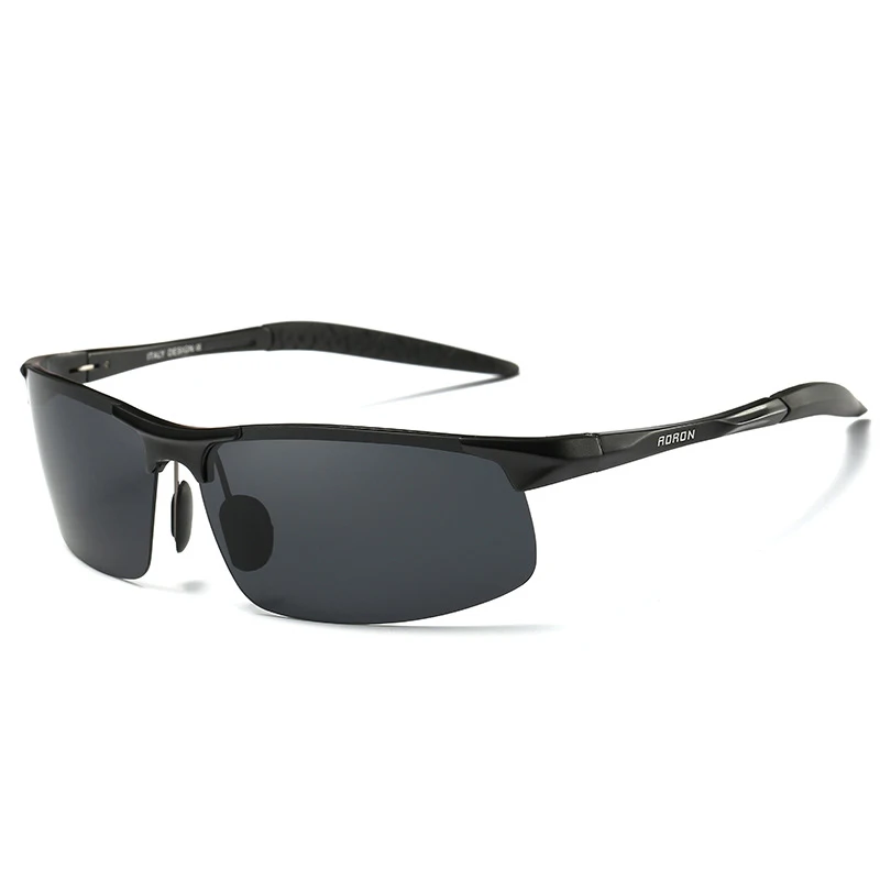 

AORON Driving Sun Glasses Aluminum Frame Sports Sunglasses Men Polarized Driver Retro UV400 Anti-glare, Custom colors