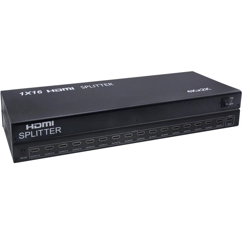 

4K HDMI converter Newest Full HD 1080P HDMI splitter 1*16 16-Port Multi Screen Display Video Converter Laptop PC