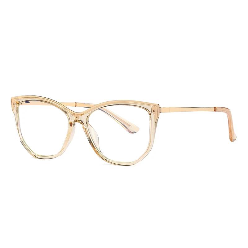 

Fashion Custom LOGO Glasses Spring Hinge Optical Frames Metal Frame Eyeglasses Eyewear Manufacturer, Any colors