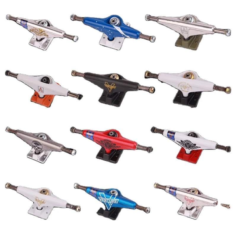 

Skateboard Trucks 139/149 /147 Double Hollow VENTURE Truck Metal Rugged Hardware Bushing 90a High-Quality Accessories