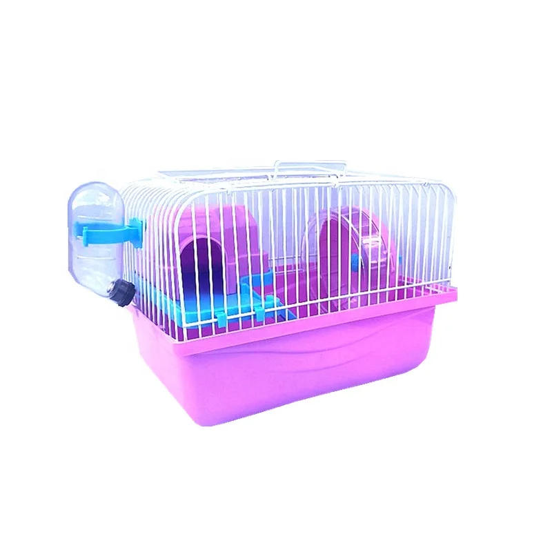

Plastic and metal wire small animals hamster cage, Pic