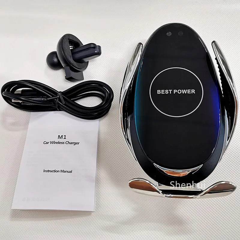 
Amazon Best Seller 3 In 1 Car Wireless Charger Holder 10W Wireless Charging Car Mount Fast Qi Wireless Car Charger 