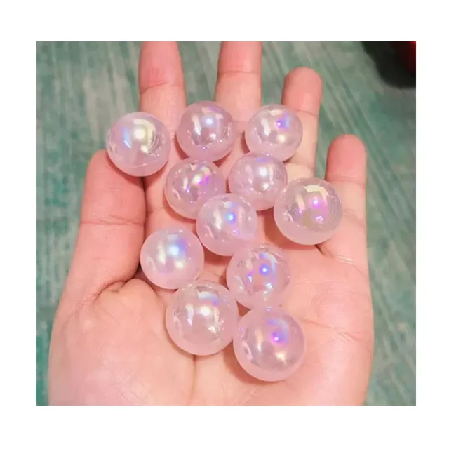 

Wholesale crystals healing stone mini rose quartz ball aura crystal sphere