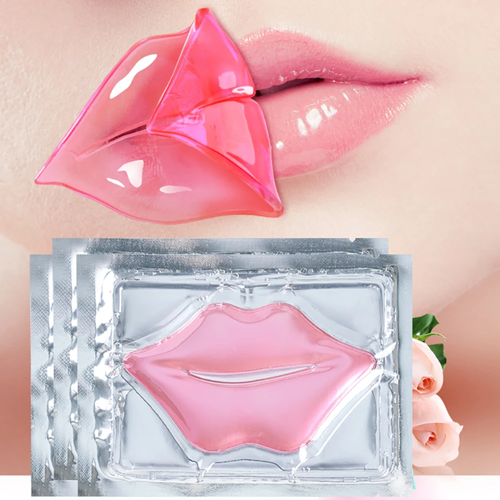 

Wholesale Private Label Organic Hydrating Hydrogels Lipmask Pink Vegan Collagen Lip Sheet Mask, Gold,pink,white/customized