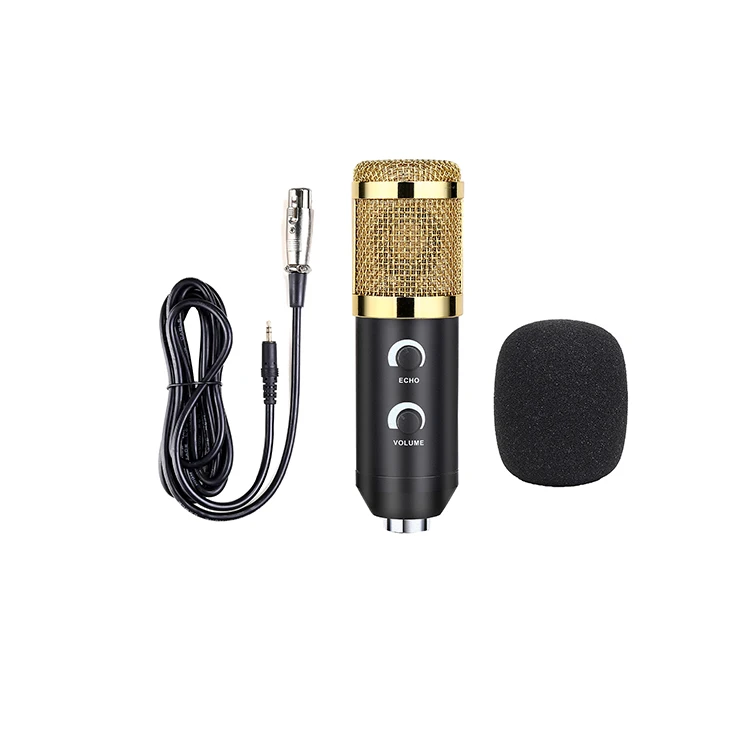 

High quality Condenser Studio Recording Mic Usb Wired Recording Microphone With Volume Control