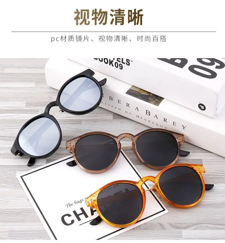 

Retro Vintage Round Metal Plastic Frame Fashion 2021 Polarized TAC High Quality Adults Sunglasses