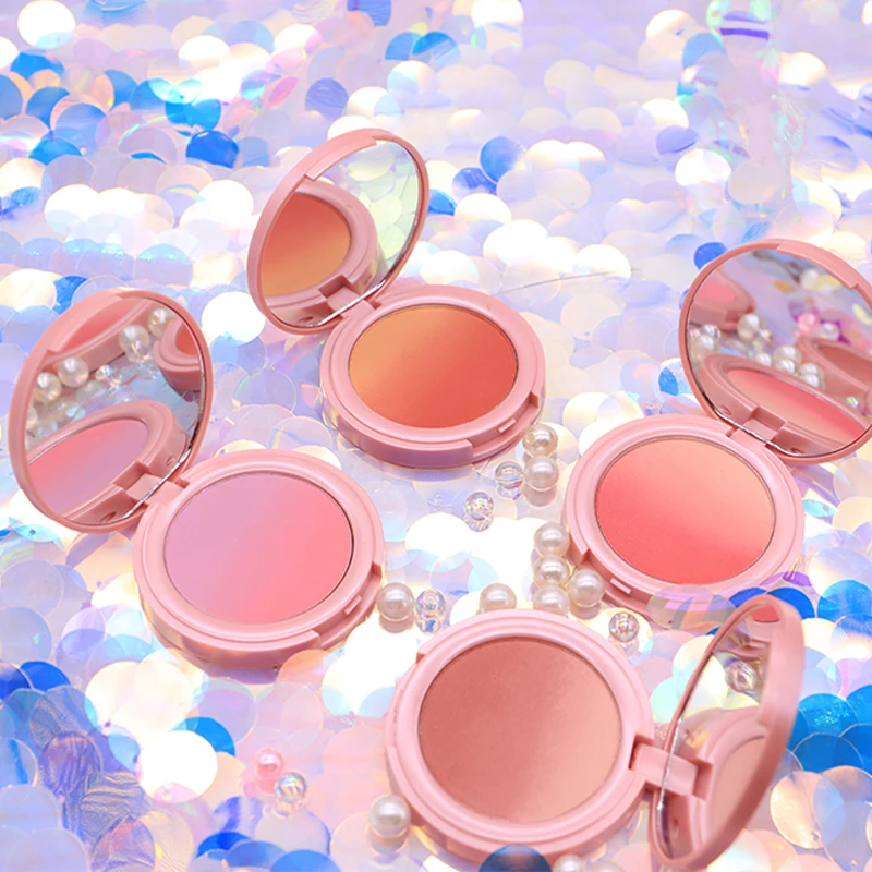 

Novo 4 Colors Face Blush Palette Makeup Natural Mineral Powder Blusher