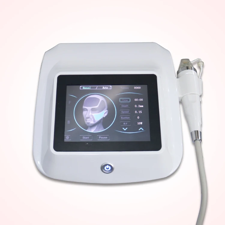 

fractional microneedle rf beauty professional wrinkle removal and face lifting skin rejuvenation beauty machine, White